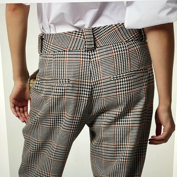 🆕SAINT ART Nessa Houndstooth Plaid Pants - Picture 2 of 16